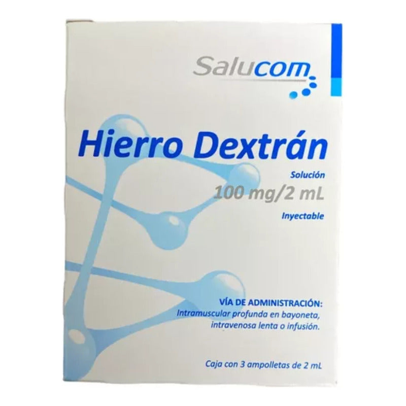 Hierro Dextran Salucom Multivitaminico 3amp