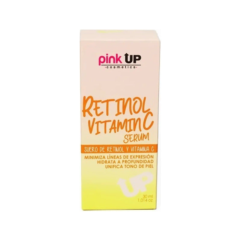 Pink Up Sérum Retinol Vitamina C 30 Ml Todo Tipo Piel Todo Tipo De Piel
