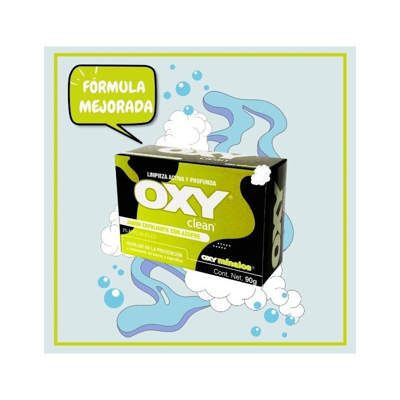 Oxy Clean Jabón Exfoliante Con Azufre 90g