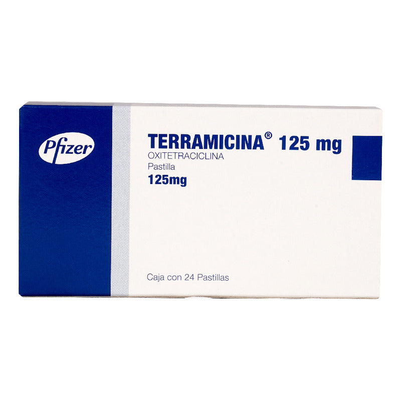 Terramicina Tableta 125 Mg, 24 Trociscos