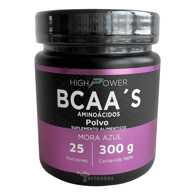 Bcaa's Aminoácidos En Polvo Mora Azul High Power