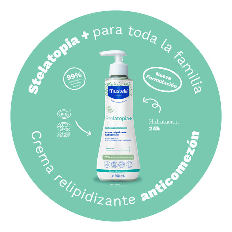 Mustela Stelatopia+ Crema Relipidizante Emoliente 300 Ml