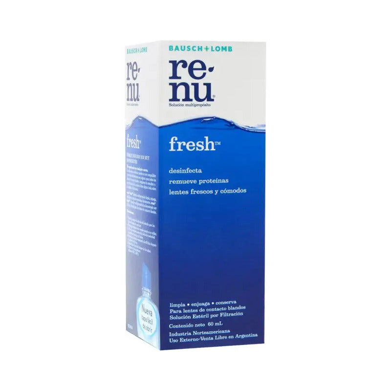Renu Fresh Solución 60ml Lentes De Contacto Diario