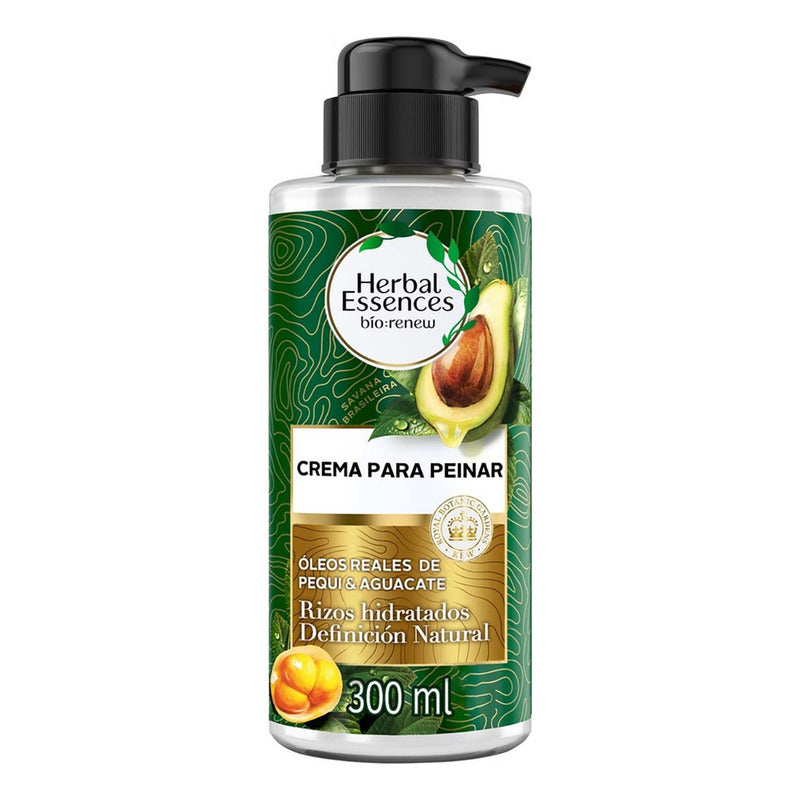 Crema Para Peinar Herbal Essences Bio:renew Pequi & Aguacate, 300 Ml