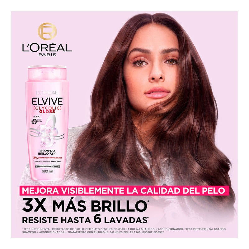 Shampoo Elvive Loreal Gloss 680ml