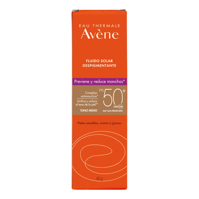 Avéne Fluido Solar Despigmentante 50fps Tono Medio 40g