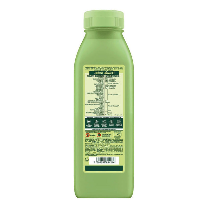 Fructis Garnier Shampoo Hair Food Aguacate 300 Ml