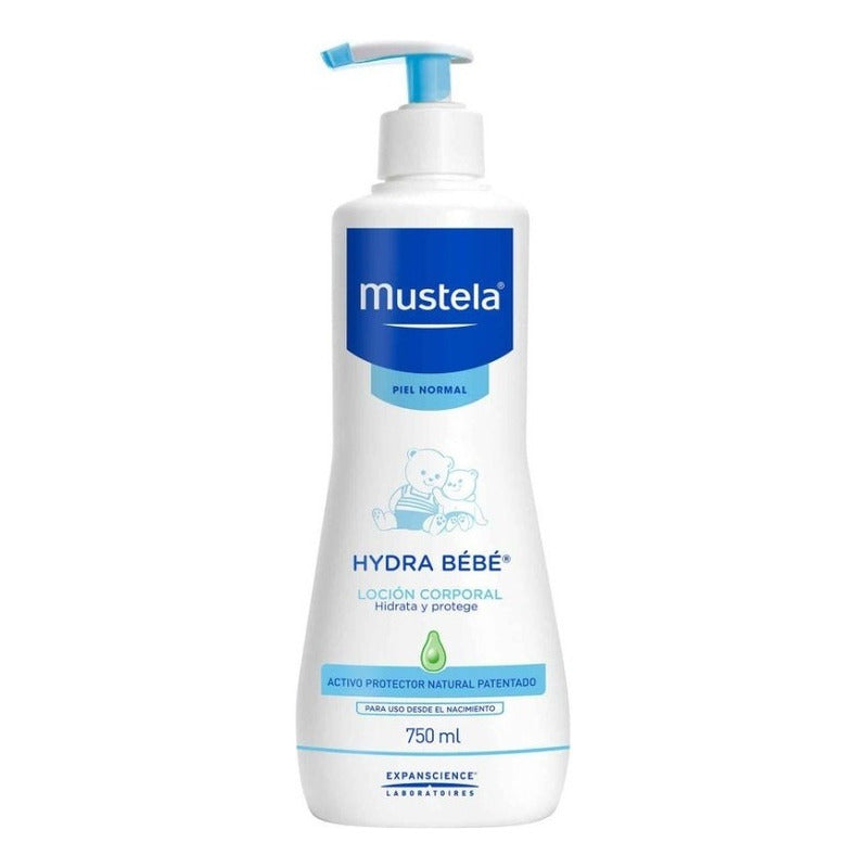 Loción Corporal Mustela Hydra Bebé Para Piel Normal 750 Ml