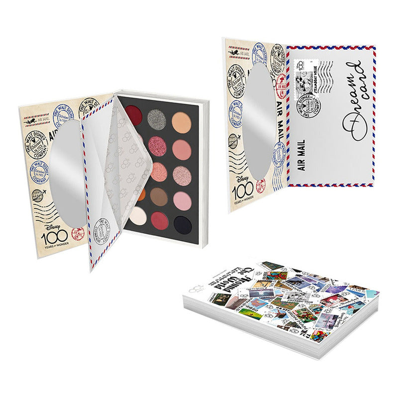 Paleta De Sombras 15 Tonos Timbres Postales Disney 100 Color De La Sombra Sombras 15 Colores