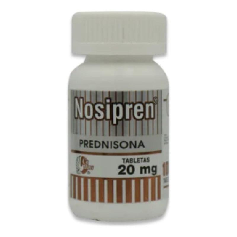 Nosipren Prednisona 20mg Frasco Con 100tabs