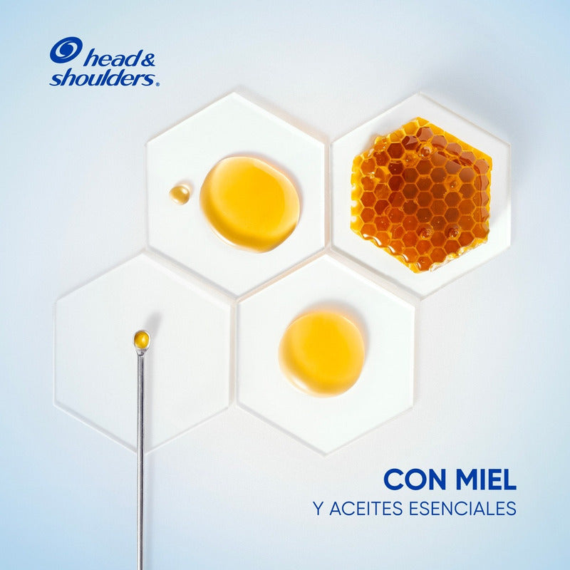 Shampoo Head & Shoulders Anti-resequedad Miel 375ml