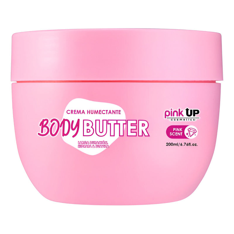 Body Butter Crema Humectante Corporal Pink Up 200ml Fragancia Pink Scent