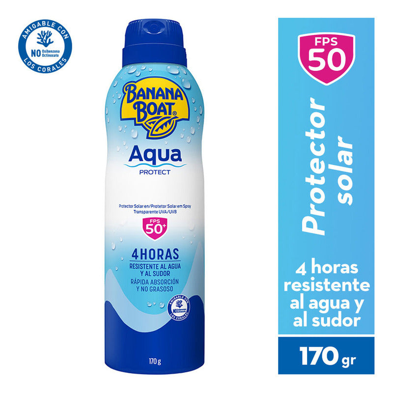 Protector Solar Banana Boat Aqua Protect Spray 50+fps 170gr