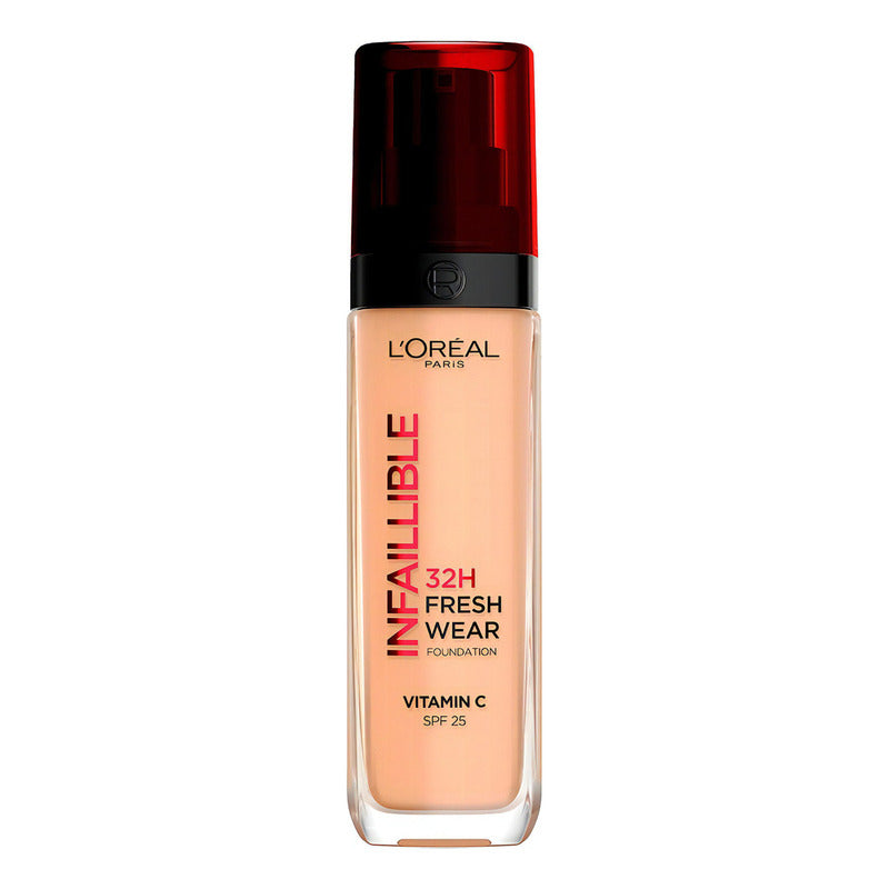 Base De Maquillaje Líquida De Alta Cobertura Y Larga Duración Infallible 32h Freshwear De L'óreal Paris 225 Sable Beige