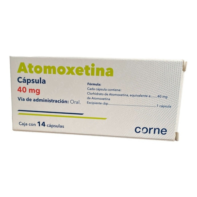 Atomoxetina Corne 40mg Con 14 Capsulas