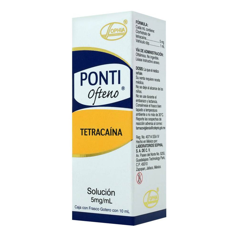 Ponti Ofteno Solución 5 Mg, 1 Frasco Gotero 10 Ml