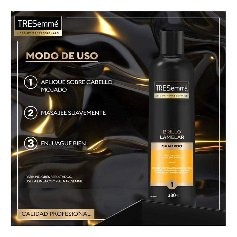 Pack Tresemme Brillo Lamelar Shampoo + Acondicionador 1 L