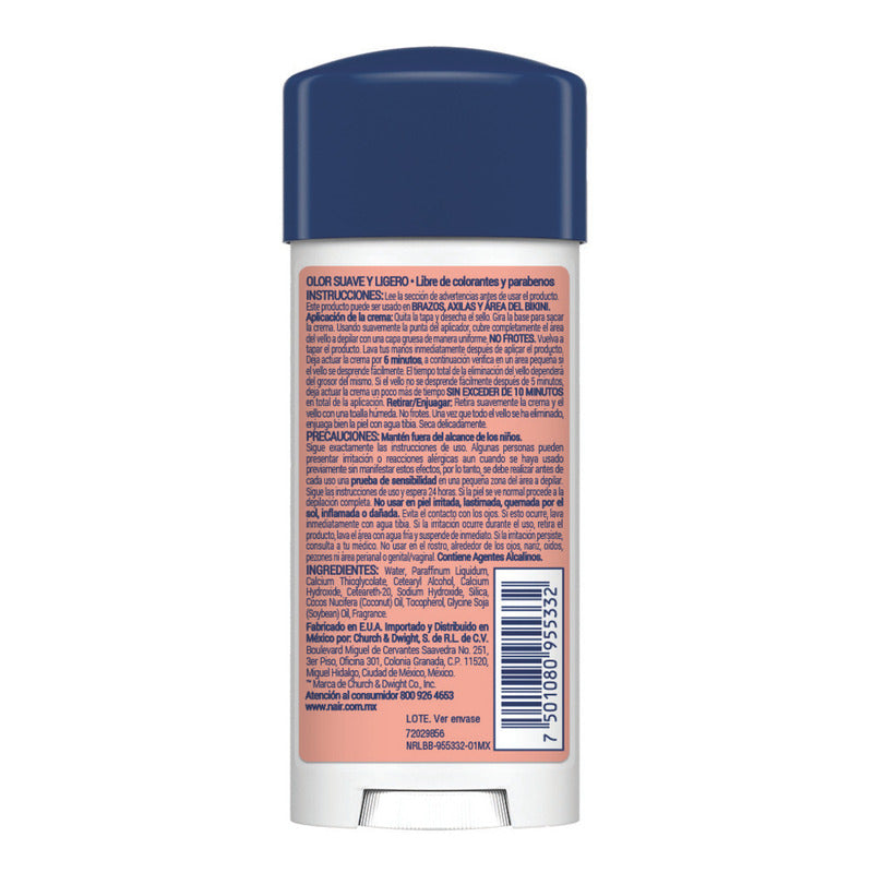 Nair Crema Depiladora Corporal Glides Away Coconut Oil 86 Ml