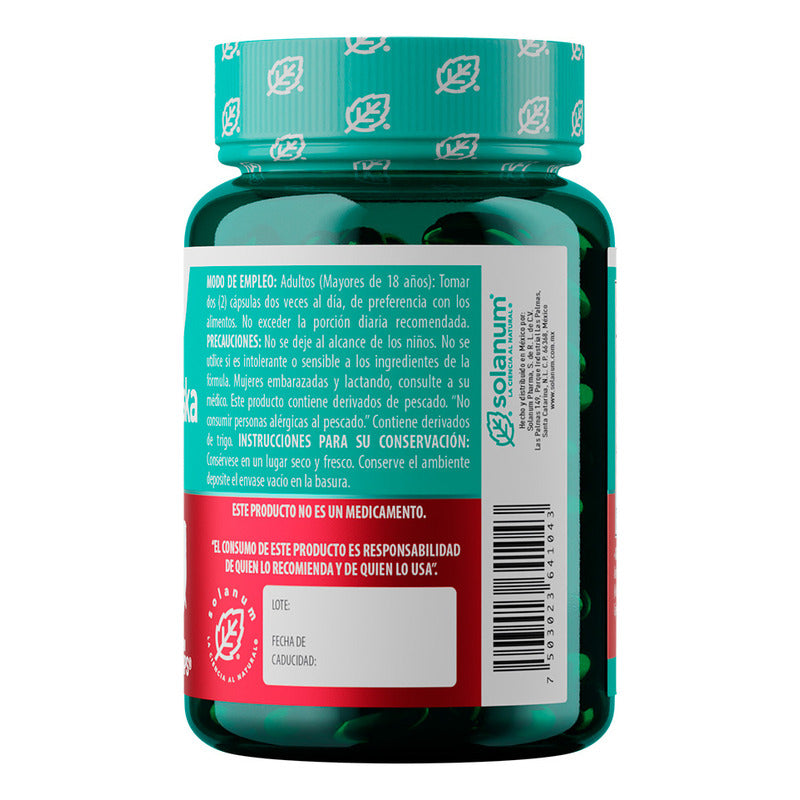 Solanum Omega 3 Salmón De Alaska+vit.e &coq-10 120mincap Sfn Sabor Sin Sabor