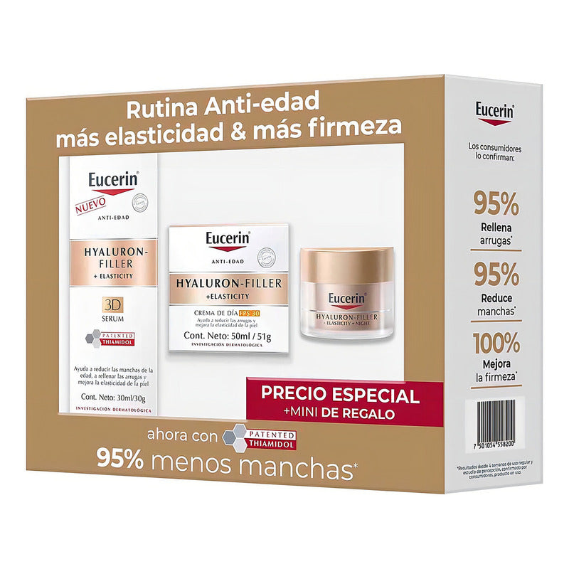 Eucerin Pack Hyaluron-filler + Elasticity 3d Anti Arrugas
