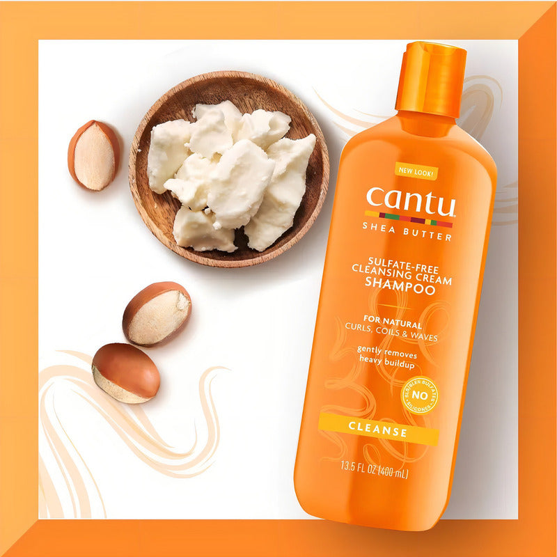 Shampoo Para Rulos Cantu 400 Ml Manteca De Karite