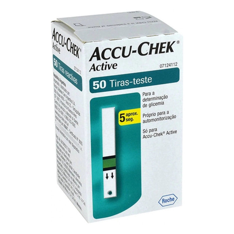 Caja 50 Und Tiras Reactivas 50gr Accu-chek Verde Green