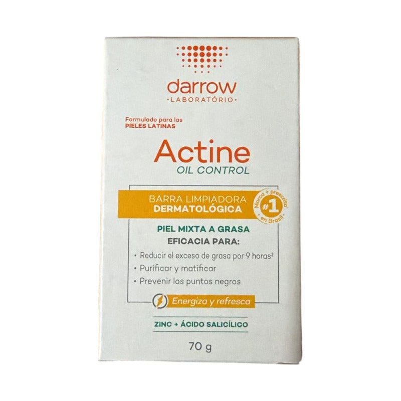 Darrow Barra Limpiadora Dermatologica Actine Oil 70 Gr Grasa Día/noche