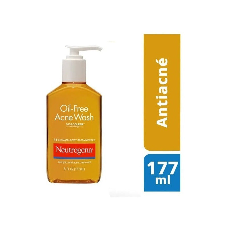 Gel Limpiador Facial Neutrogena Oil Free 150 Gr Grasa