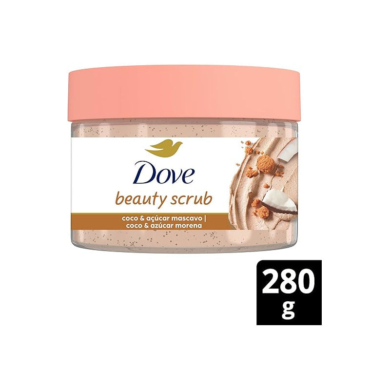 Pack 2 Dove Beauty Scrub Jabón Exfoliante 280g C/u