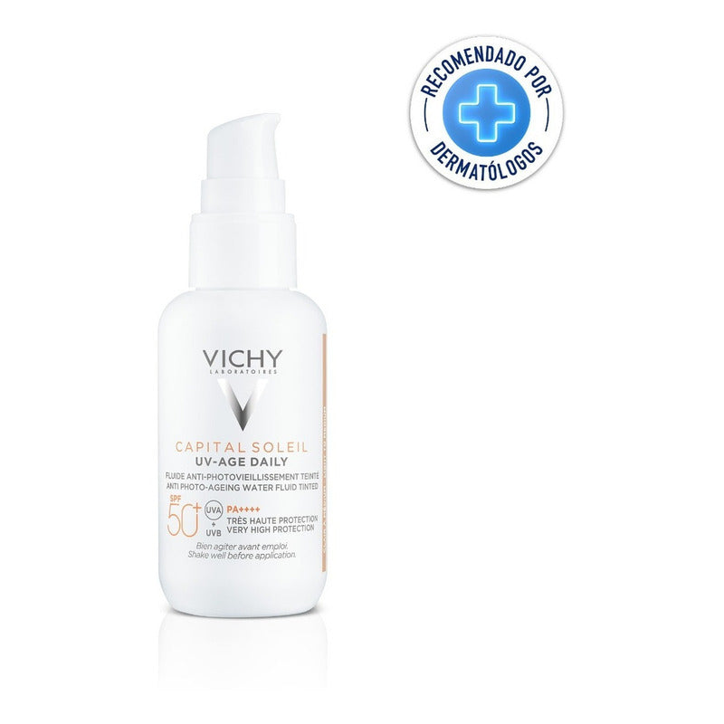Protector Solar Vichy Capital Soleil Uv-age Daily Fps 50+ Momento De Aplicación Día Para Todo Tipo De Piel 40 Ml