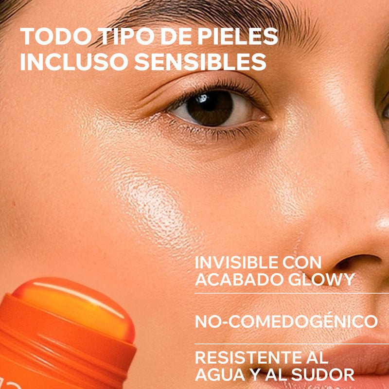 Uriage Bariesun Stick Solar Invisible Spf 50+ En Barra 18gr, Producto Viral Glow On The Go