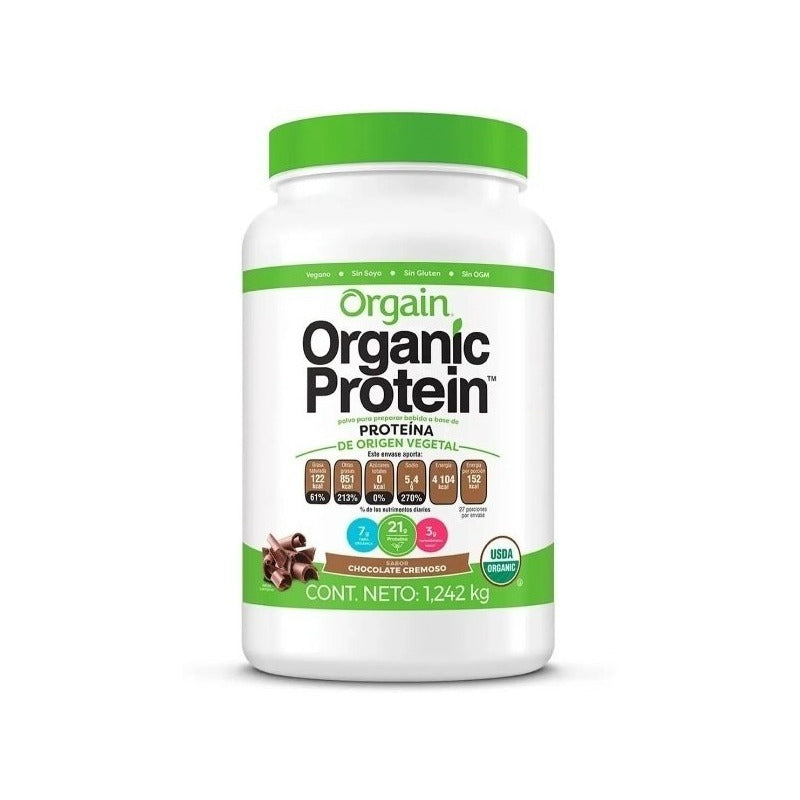 Proteína Orgánica Orgain 1.242 Kg Vegano Sabores