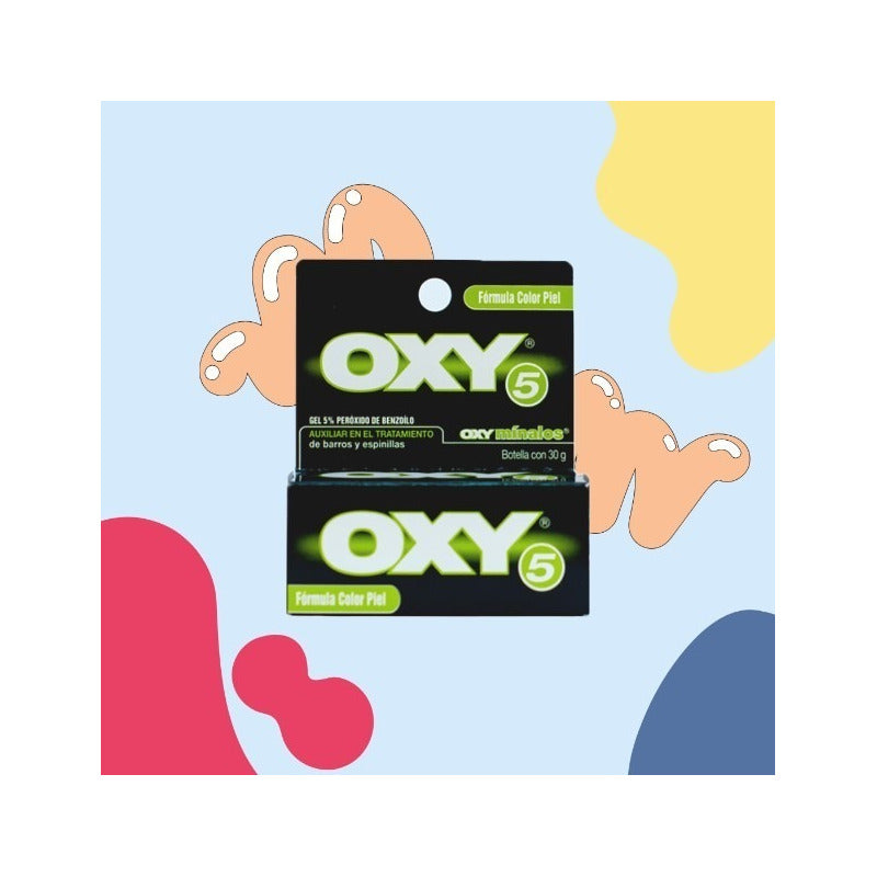 Oxy 5 Anti Barros Y Espinillas Fórmula Color Piel 30g Grasa