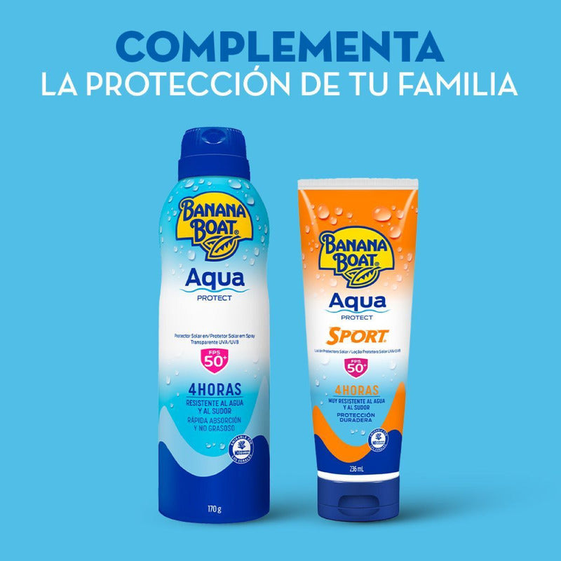 Protector Solar Banana Boat Aqua Protect Spray 50+fps 170gr
