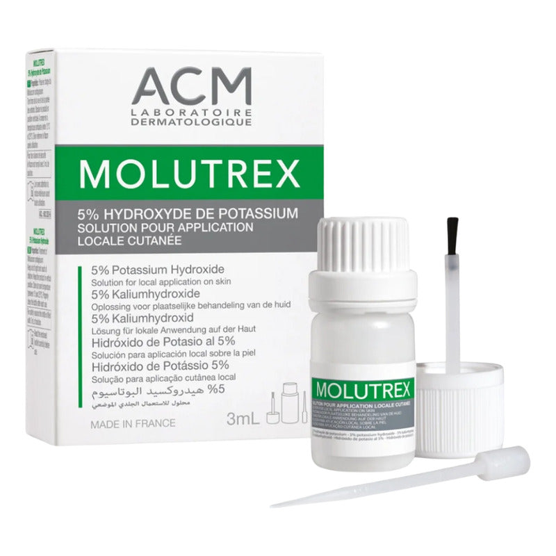 Acm Molutrex Hidroxido De Potasio Al 5% 3ml Día/noche Todo Tipo De Piel