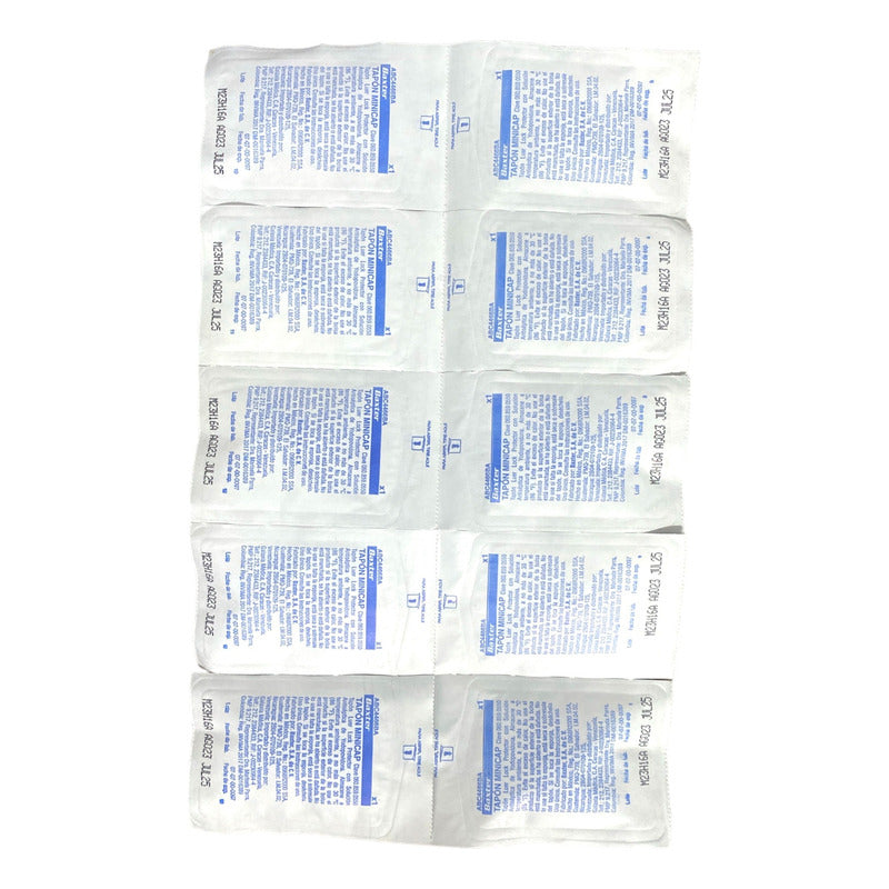 10 Tapones Para Diálisis Minicap Antisépticos Baxter