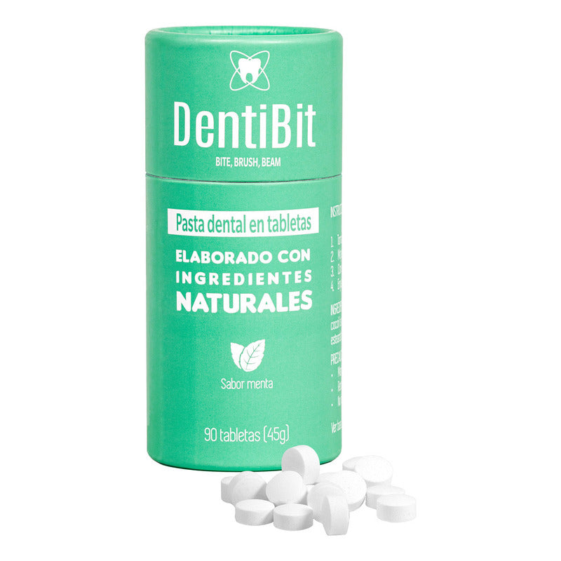Pasta Dental Dentibit En Tabletas 90tabs Sabor Menta