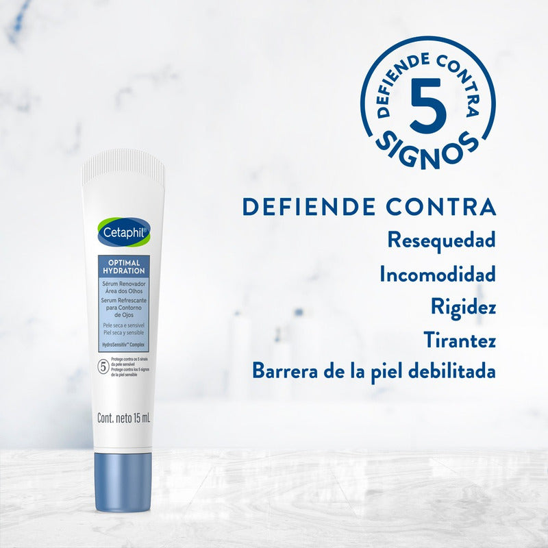 Sérum Contorno De Ojos Optimal Hydratation 15ml Cetaphil Momento De Aplicación Día/noche Tipo De Piel Seca, Sensible Y Deshidratada