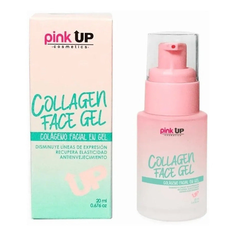 Colágeno Facial En Gel Pink Up 30ml Día/noche Todo Tipo De Piel