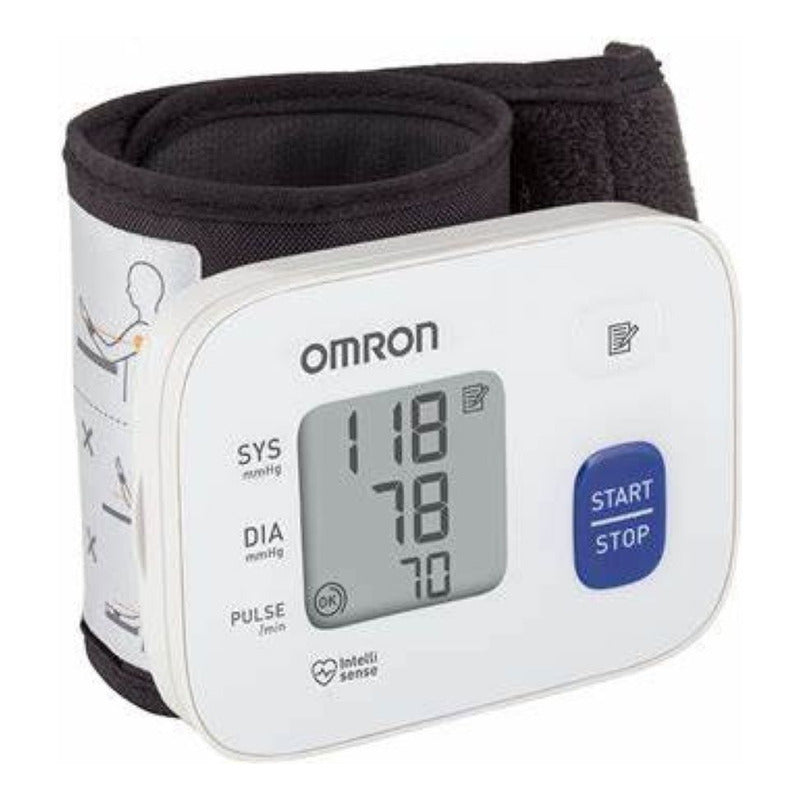 Baumanometro Omron De Muñeca Rs1 Color Blanco Blanco