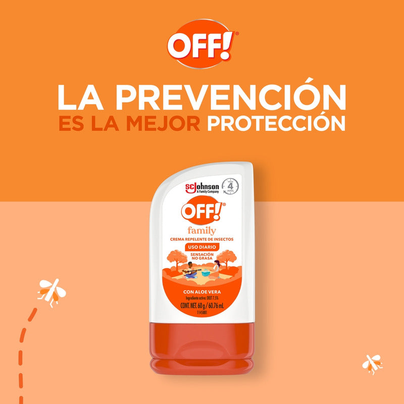 Repelente De Mosquitos En Crema Off Family 60g