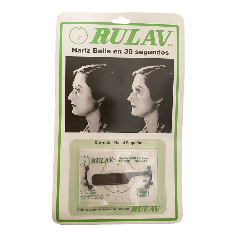 Rulav Nariz Bella En 30 Segundos Color Negro Talla Grande