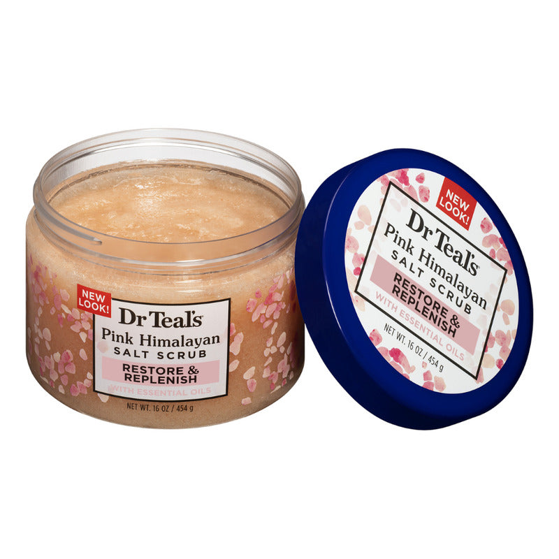 Dr Teal's Exfoliante Corporal Con Sal Rosa Del Himalaya, 454g