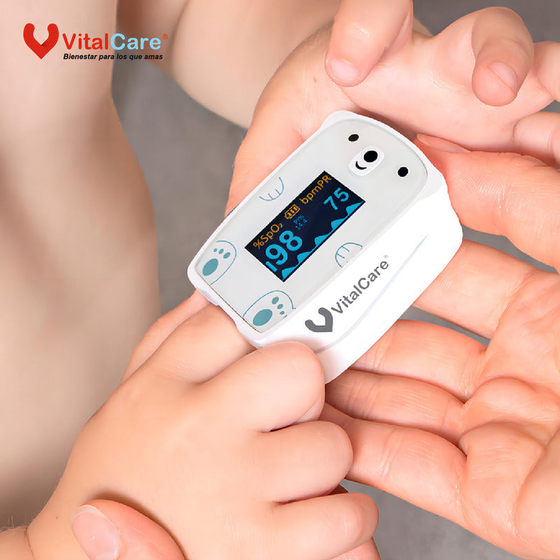Oxímetro De Pulso Pediátrico Vitalcare Jpd-500f Blanco