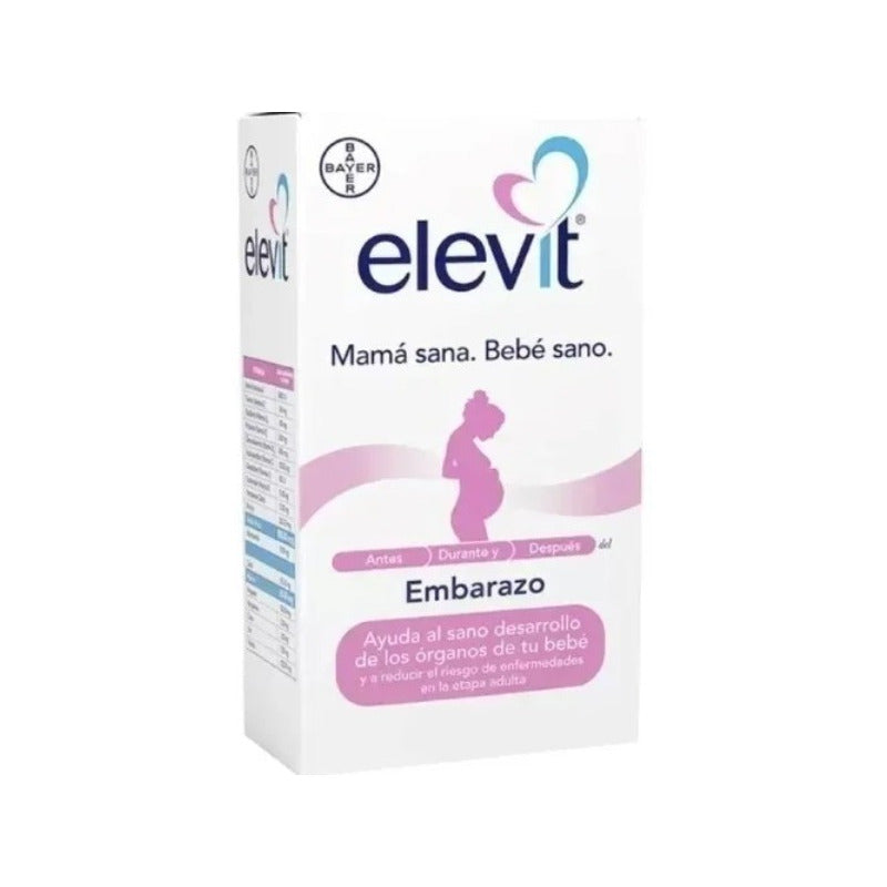 Elevit Embarazo Caja 30 Tabletas Sin Sabor