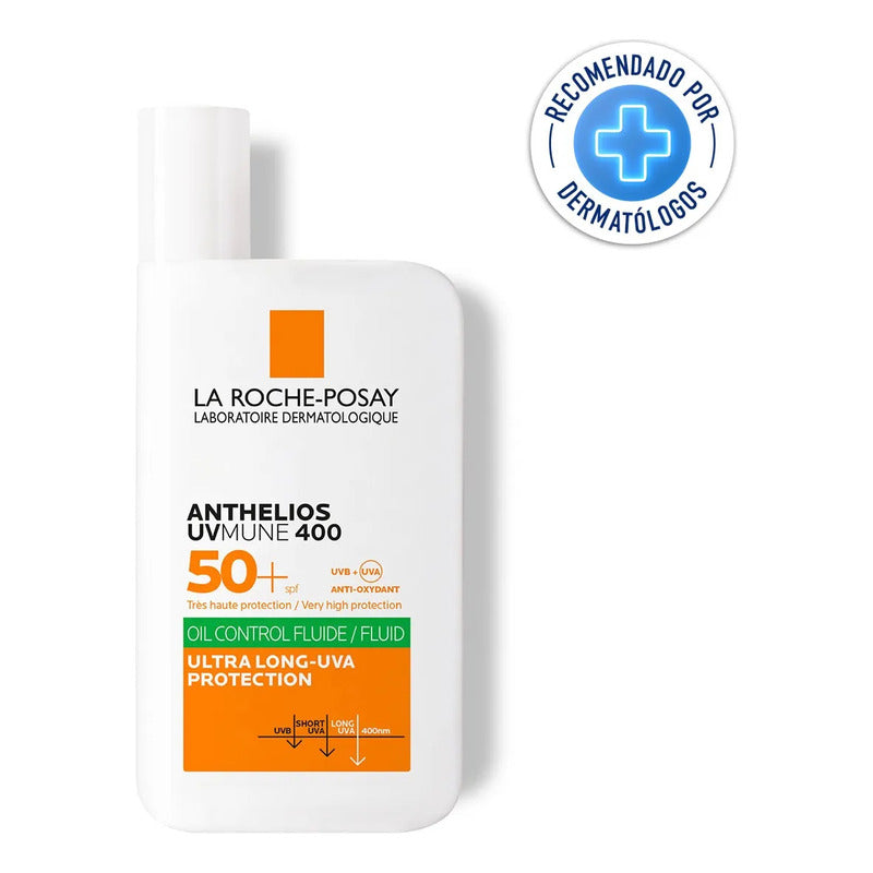 Anthelios Uv Mune 400 Oil Control Fluid 50 Ml La Roche Posay