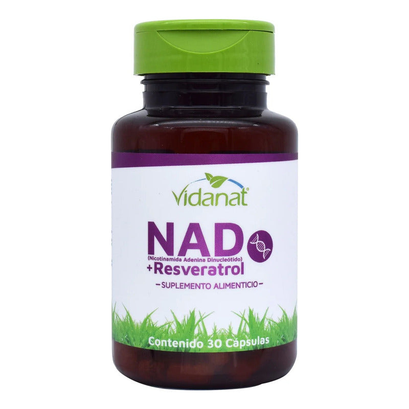 Nad Resveratrol Y Té Verde 30 Cap Vidanat Suplemento Sin Sabor