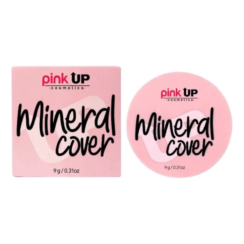 Base De Maquillaje En Polvo Pink Up Mineral Cover Tono Light Pink Up