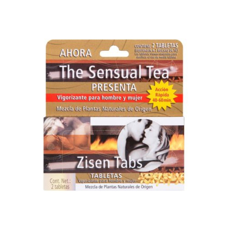 Suplemento The Sensual Tea Para Hombre Y Mujer Zisen Tabs Sabor Natural