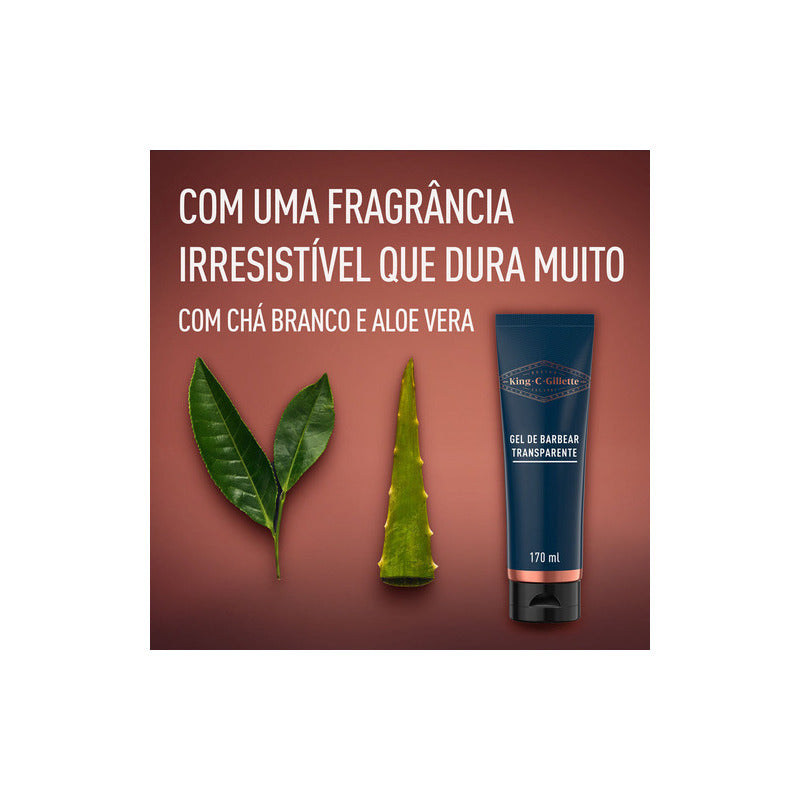 Gel De Afeitar Transparente King C. Gillette 170 Ml